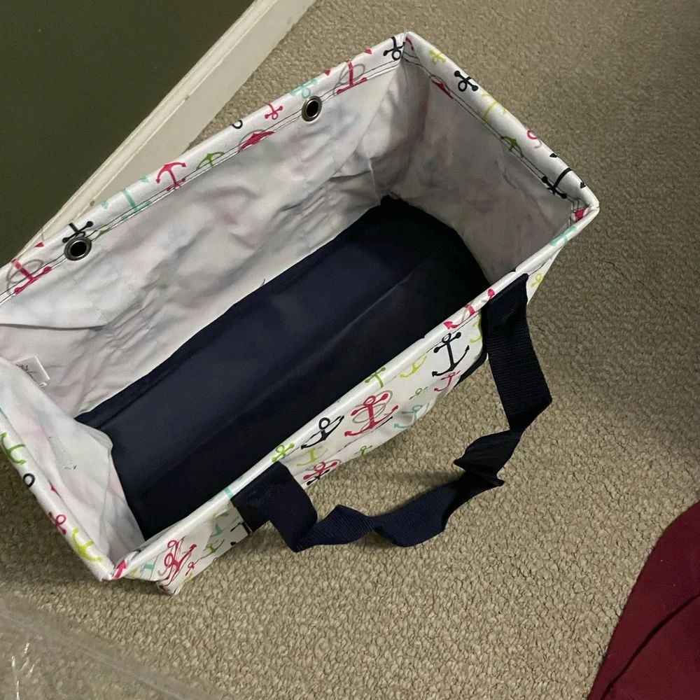 Thirty-One Nautical Print Utility Tote - Picture 4 of 5